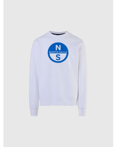 North Sails Sweat-Shirt À Maxi Imprimé - Bleu