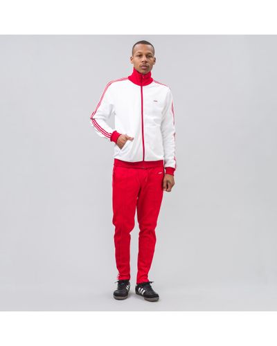 adidas Originals Beckenbauer Mig Tracksuit in Red/White (Red) for Men - Lyst