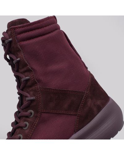 yeezy thick suede combat boot