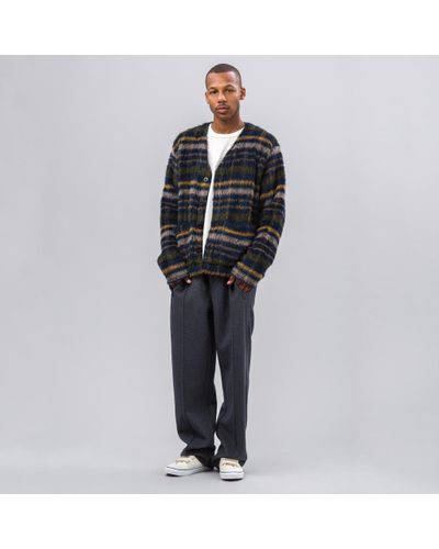 Our Legacy Mohair Blend Cardigan In Check for Men | Lyst