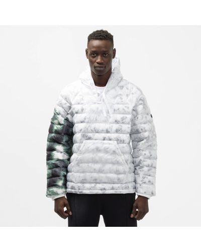 Nike Stüssy Insulated Pullover Jacket in White for Men | Lyst