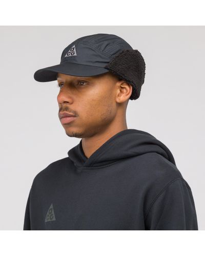 Nike Acg Tailwind Sherpa Hat In Black for Men | Lyst
