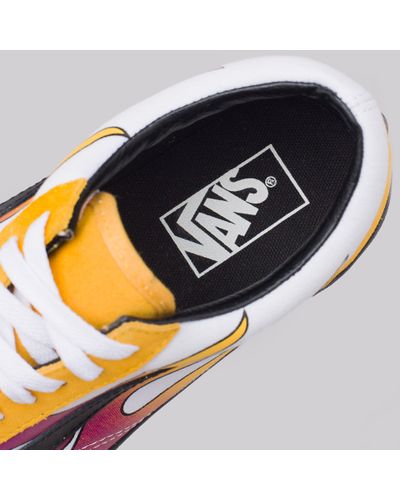black and yellow vans old skool