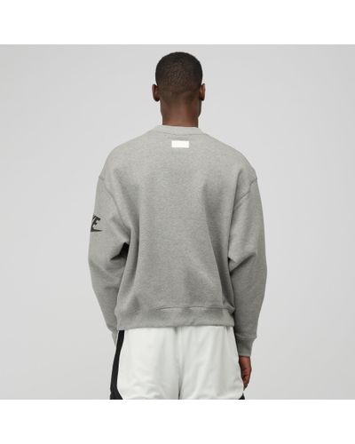 Nike X Fear Of God Crewneck Sweatshirt In Grey in Gray for Men | Lyst