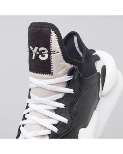 Y-3 Y3 Kaiwa Black Sneakers for Men | Lyst