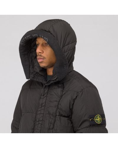 crinkle rep down bomber jacket