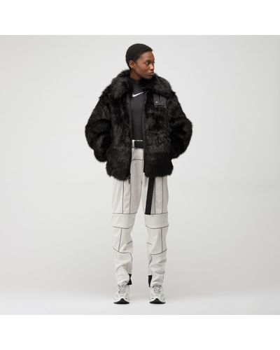 Nike X Ambush Women's Reversible Faux-fur Coat In Black for Men | Lyst