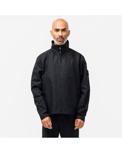 Stone Island 422f1 Mac Supima 2l Ghost Piece Jacket in Black for