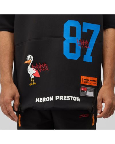 Nike X Heron Preston S/s Hooded Top in Black for Men | Lyst