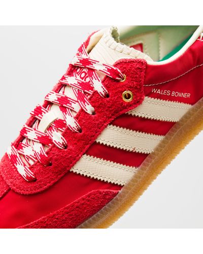 adidas Wales Bonner Samba Sneaker in Red for Men | Lyst