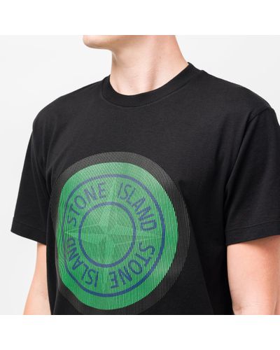 Stone Island Cotton 2ns89 Logo T-shirt in Black for Men - Lyst