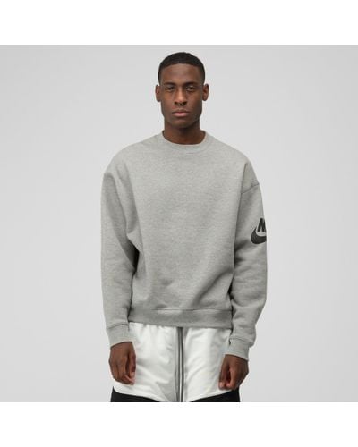 Nike Men's X Fear Of God Crewneck Sweatshirt In Gray
