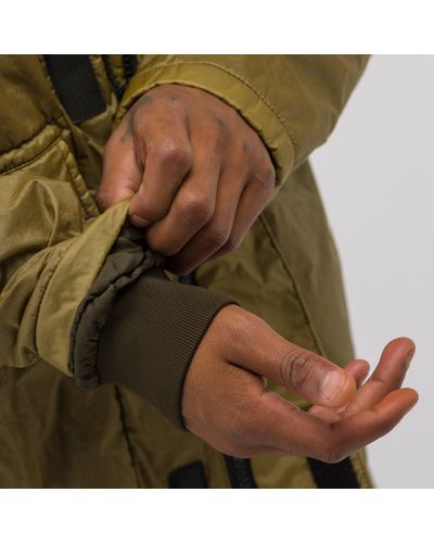 stone island lamy flock olive