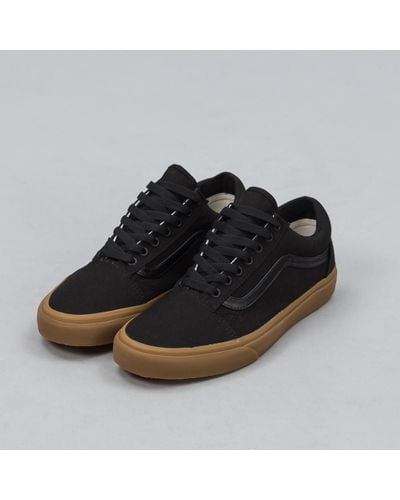 vans canvas black gum