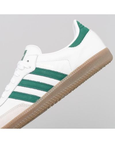 adidas Samba Og In White/green for Men | Lyst