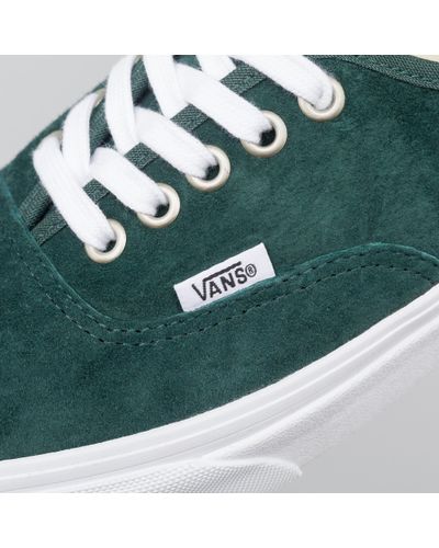 Vans Authentic Pig Suede In Darkest Spruce for Men | Lyst