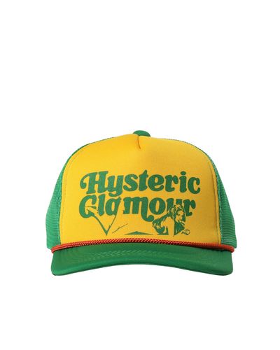 hysteric glamour blue yellow girl cap