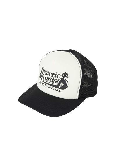 Hysteric Glamour Hysteric Records Mesh Cap in Black | Lyst