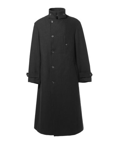 Yohji Yamamoto 老虎残夢 Embroidered Coat in Black for Men