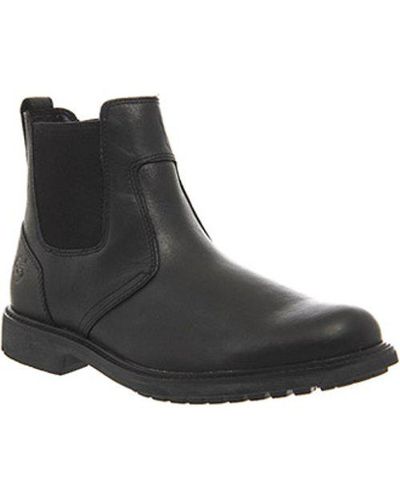Timberland Leather Stormbuck Chelsea Boots in Black for Men - Lyst