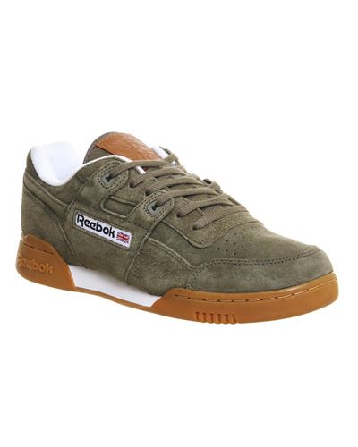 reebok workout plus suede
