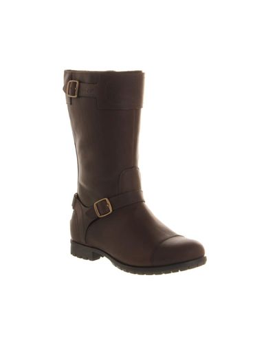 UGG Gershwin Classic Calf Boot In Chocolate Brown Lyst