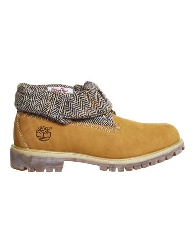 timberland roll top boots