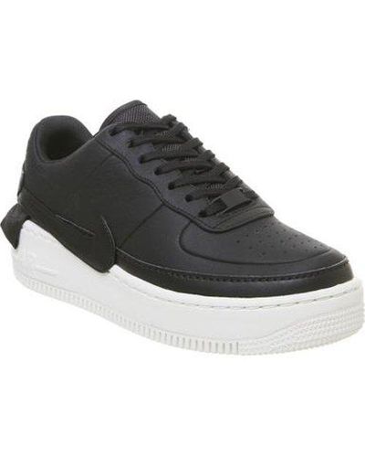 Nike Air Force 1 Jester Xx Leather Trainers in Black | Lyst