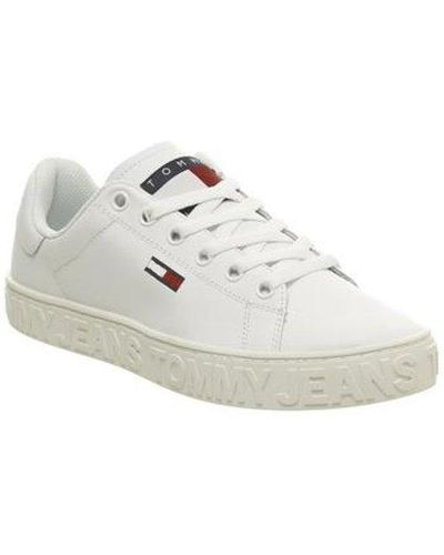 Tommy hilfiger jaz trainers in white Clearance