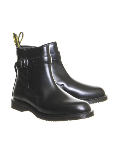 Dr. Martens Leather Kensington Teresa Jodphur Boots in Black | Lyst