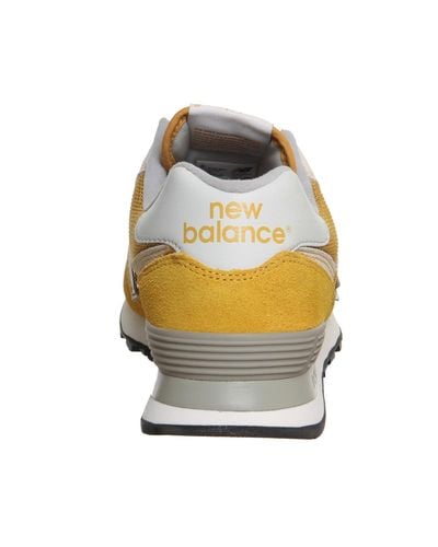 New Balance M574 in Mustard (Yellow) for Men - Lyst