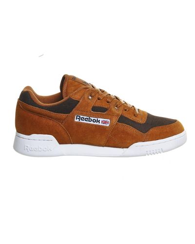 reebok workout plus mens brown