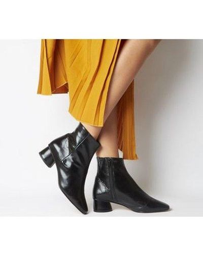 low block heel boot