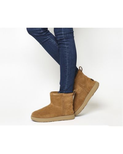 UGG Suede Classic Mini Waterproof Boots in Chestnut (Brown) - Lyst