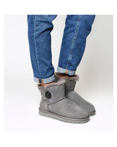 ugg grey bailey button