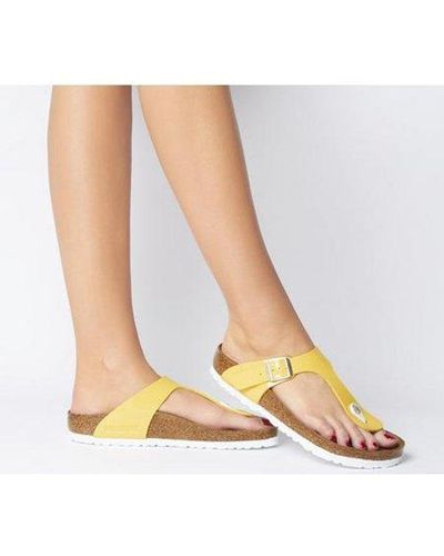 gold thong birkenstock