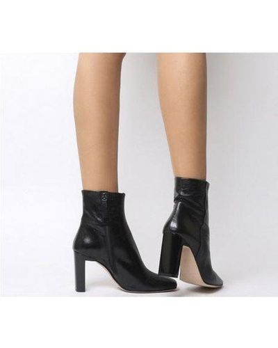 office heeled boots