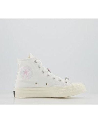converse all star hi 70s trainers white