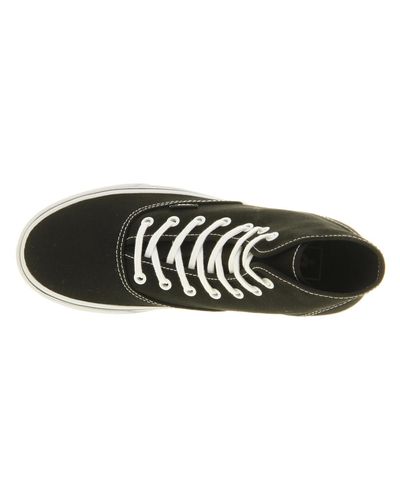 black vans canvas