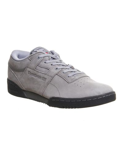 reebok workout low grey