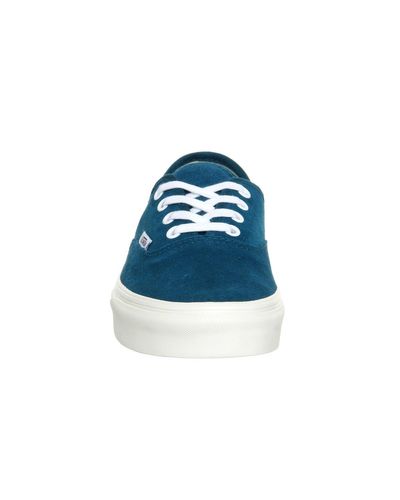 vans authentic blue suede