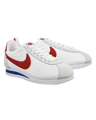 Nike Synthetic Cortez Nylon in White | Lyst