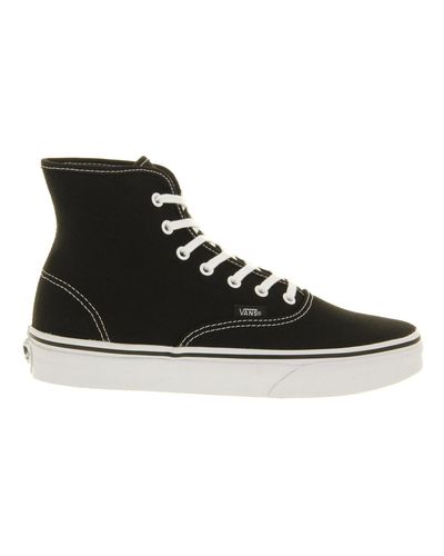 black vans canvas