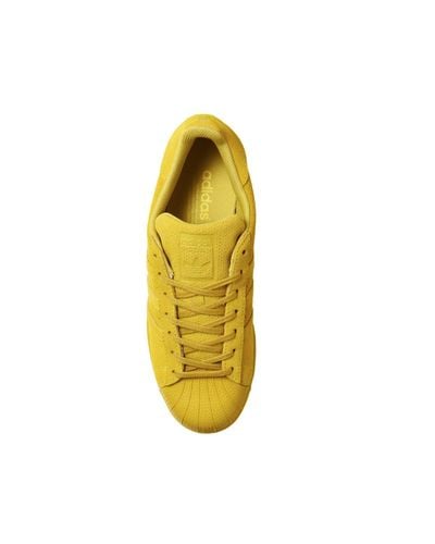 adidas Superstar 1 Suede Low-Top Sneakers in Yellow | Lyst تحديث راوتر
