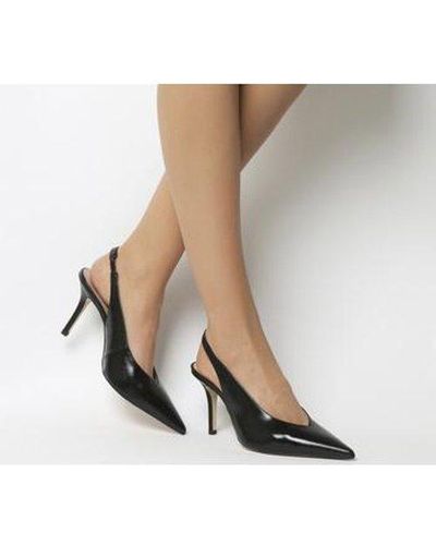 office black slingbacks