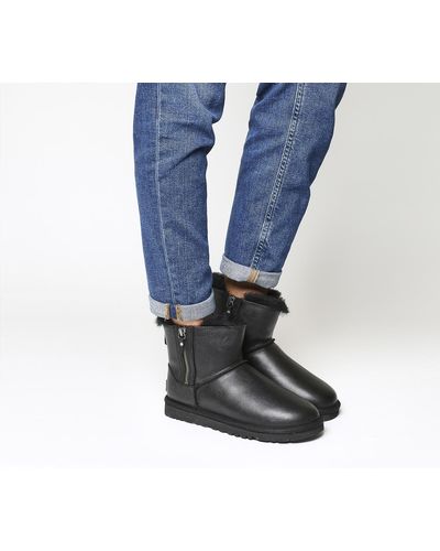 ugg classic mini double zip leather