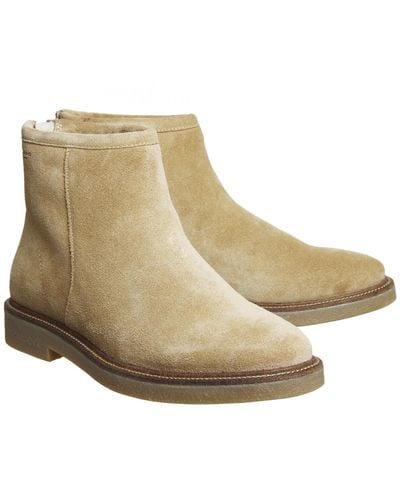 Vagabond Suede Christy Low Boots in Sand (Natural) | Lyst