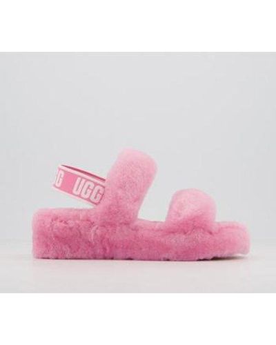 UGG Rubber Oh Yeah Slippers in Pink - Lyst