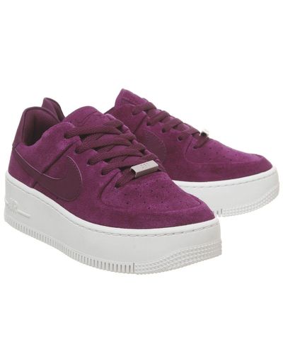 nike air force 1 low purple suede