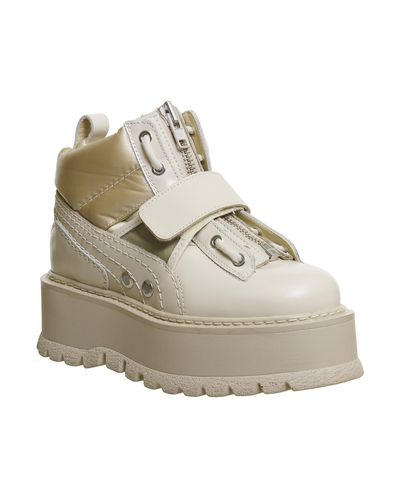 nude puma creepers